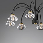 Hope LED 8-Light Semi Flush/ Pendant