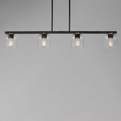 Scoop 4-Light Linear Pendant