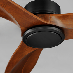 Woodwind 52 Solid Wood Blade Fan w LED Light Kit